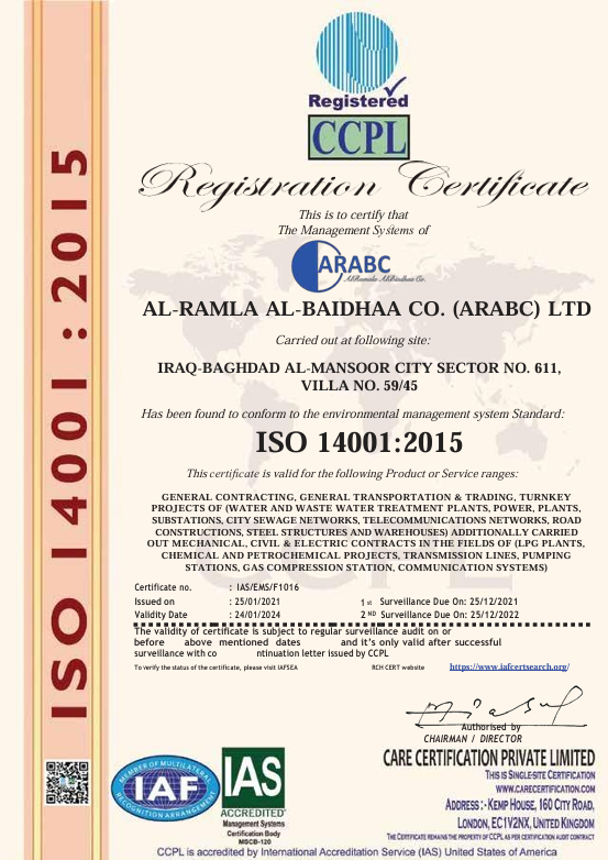 ISO CERTIFICATE